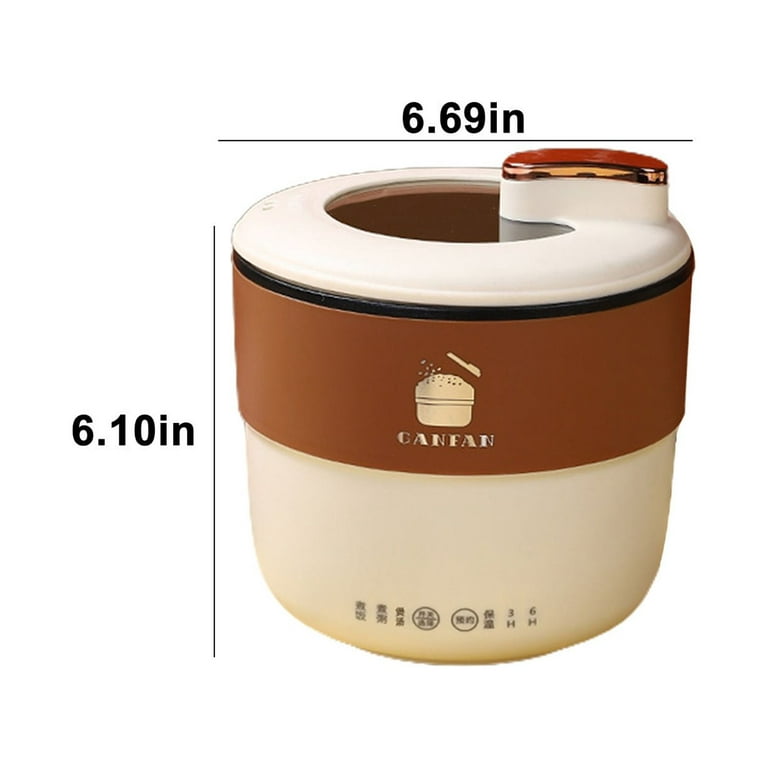 Small Rice Cooker, 2L Mini Portable Rice Cooker with Handle,  Non Stick Ramen Cooker, Rice Maker, Electric Hot Pot, for Soft White Rice,  Brown Rice, Sushi, Porridge(Green): Home & Kitchen
