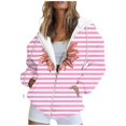 thumbnail image 2 of Sweat à Capuche à Manches Longues à la Mode pour Femmes avec Poche Blanche XXL, 2 of 6