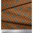 thumbnail image 3 of Soimoi Silk Fabric Artistic Floral Decor Fabric Printed Yard 42 Inch Wide, 3 of 5