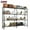 Black, variant on IVV 58" Wide Heavy Duty Wire Shelving Unit, NSF-Certified 4-Tier Adjustable Metal Storage Rack, Easy Assembly for Kitchen, Garage, Pantry, Black