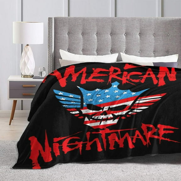 Cody Wrestler Rhodes Throw Blanket Convenient Air Conditioner Blanket Queen Size Blankets for All Seasons Cozy Blankets for Car for Running 60"x50"