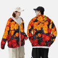 thumbnail image 4 of Easygdp Marigold Flowers In Different Colors Lightweight Long Sleeve Sun Shirt Sports long-Sleeved Sun Protective Clothing, Quick Drying Breathable-3X-Large, 4 of 7