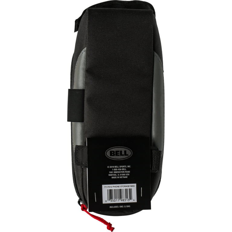 Delta Top Tube Phone Bag - Black/Silver