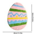 thumbnail image 3 of Colorful Easter Egg Floor Mat Festive Polyester Carpet, Skid-Resistant Absorbent Rug for Bedroom Entryway, Easy Clean Machine Washable Spring Holiday Decor, 3 of 9