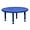 Blue, variant on 33" Round Blue Plastic Height Adjustable Activity Table