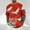 Red, variant on Mens Funny Floral Print T-shirt Plus Size Casual Short Sleeve Pullover Tops Comfy Lightweight Summer Crewneck Tees