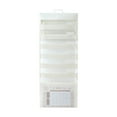 thumbnail image 1 of Organizador de archivos de pared expandible, almacenamiento multicapa, plegable, portátil, ahorra espacio, carpeta de archivos de 6 bolsillos para blanco, 1 of 8