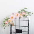 thumbnail image 3 of Planta de simulación Ticfox Flor falsa Flor de seda Dintel colgante de pared decoración de boda Rosa granada, 3 of 13