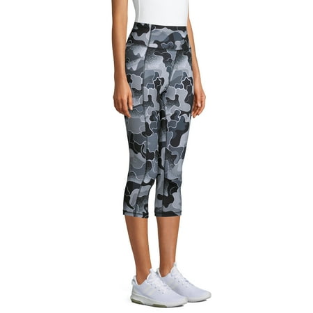 Avia Women's Active Performance Print Capri High Waist Side