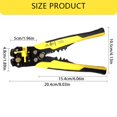 thumbnail image 3 of Clearance Electrical Tools under $5,Multi Functional Automatic Wire Stripper Network Tool Pliers Wire Stripping Pliers Wire Cutting Pliers Electrician Pliers Wire Pulling And Stripping Pliers, 3 of 9