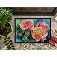 thumbnail image 3 of Carolines Treasures DAC1692MAT 18 x 27 in. Unisex York Roses in Watercolor Doormat, 3 of 5