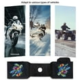 thumbnail image 6 of Uorisanigo Universal Motorcycles Tank Bag Boho Sea Turtle Snowmobile Tank Saddlebags for ATV UTV - Universal Motorcycles Front Saddle Bag Waterproof Front Accessories with Water/Drink Pocket, 6 of 7