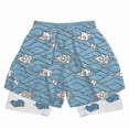 thumbnail image 1 of Anime Gym Shorts Men Women Devil Fruit Manga 3d Print Sports Shorts To Fitness Workout Summer 2 In 1 Performance Shorts Male, 1 of 5