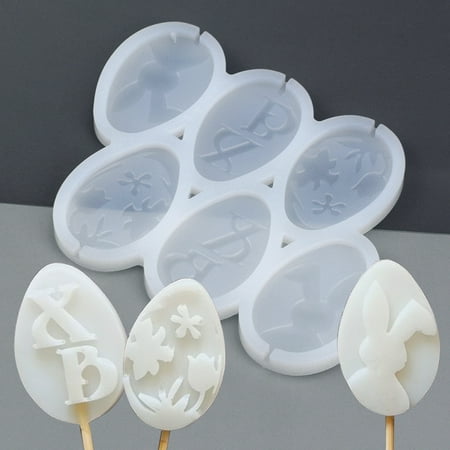 

jiaroswwei Non-stick Sugar Mold Heat Resistant Food Grade DIY Easter Style Chocolate Cheese Mold Baking Tools