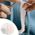 thumbnail image 5 of A2 Hand Knitting Wool Yarn For Scarf Hat Sweater Crochet Craft Medium Thickness Soft Warm Merino Blend Includes 1Pc 0.11 Lb 2.0Mm Diameter Needle 4.0Mm Recommended For All Ages, 5 of 5