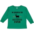 thumbnail image 3 of Inktastic Deer Hunting Grandpa Best Hunter Ever Boys Long Sleeve Toddler T-Shirt, 3 of 5