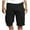 Black, variant on ZyeKqe Corduroy Shorts for Men Elastic Waist Cargo Shorts Wide Leg Loose Fitted Summer Short with Pockets