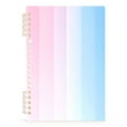 thumbnail image 7 of FORMRS 1-Subject Spiral Notebook 8" x 5" College Ruled 60 Refillable Sheet A5 Hard Cover, Light Blue Stripes, 7 of 7