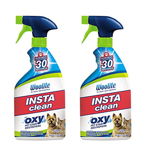 Woolite INSTAclean Pet Stain Remover Carpet Cleaner 22 oz., 2pack