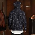 thumbnail image 4 of Suéter con capucha para hombre de otoño e invierno Blusa con estampado de sol y luna Pompotops  gfhjh6284, 4 of 5
