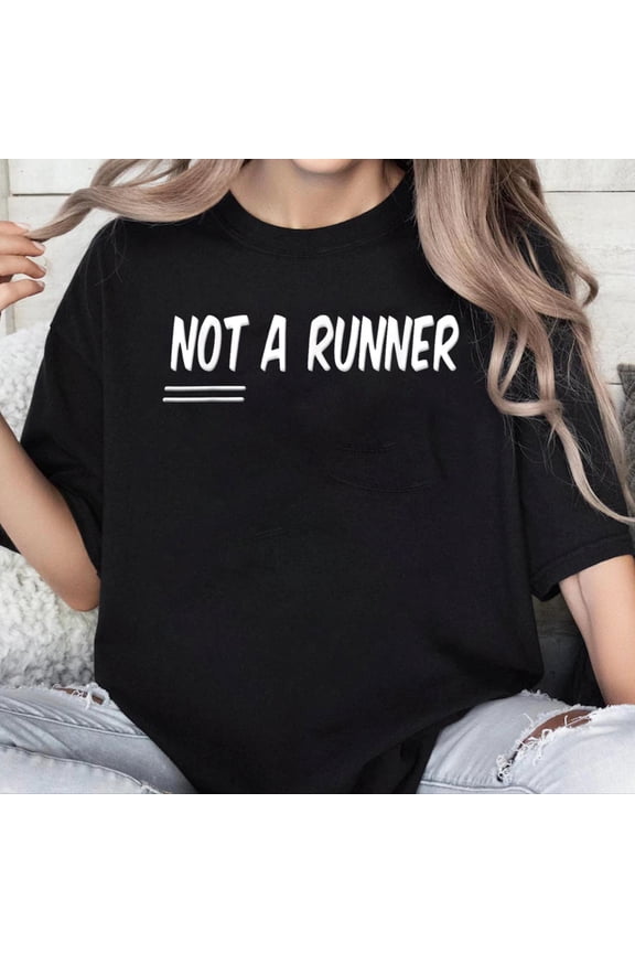 100% Cotton Unisex I Hate Running Shirt Funny Running Sucks Non Runner Saying T-Shirt