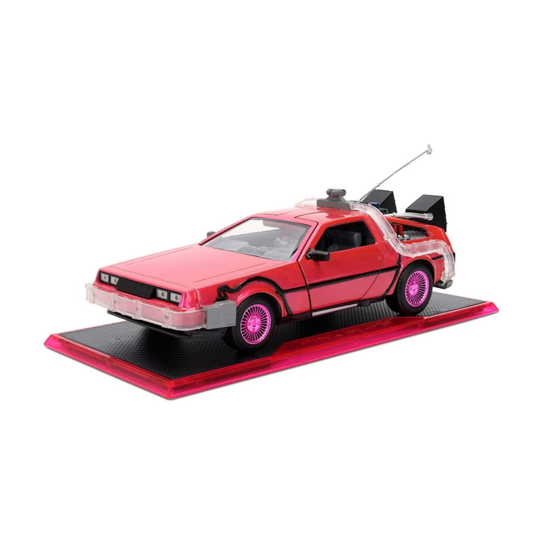 Jada pink slipsバック・トゥ・ザ・フューチャー デロリアン Jada Toys 1:24 Back to The Future Time Machine Pink Slips Die-Cast
