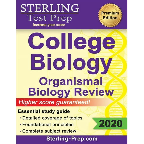 Sterling Test Prep College Biology: Organismal Biology Review (Paperback)
