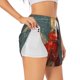 thumbnail image 1 of Balery Rusty Rocket Launch Pantalones cortos deportivos para mujer con forro y dos bolsillos, elásticos, para entrenamiento, gimnasio, yoga-Large, 1 of 7