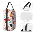 thumbnail image 5 of Uemuo Autumn Pumpkins Fall Leaves Pattern Portable Toiletry Bags with Handle, Waterproof travel Make up Bags for Women, Large Capacity Travel Cosmetic Bags, 5 of 9
