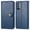 Blue, variant on Dteck Case for OnePlus Nord N200 5G,Magnetic Retro Leather Card Holder Wallet Flip Case Kickstand Shockproof Protective Phone Cover,Black