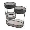 thumbnail image 4 of Cesta de frutas para encimera, cesta de pan, soporte multiusos de alambre de hierro para frutero Negro, 4 of 9