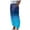 Blue, variant on CLOISE Womens Trousers With Pockets Petite High Waisted Pants Elastic Waist Straight Leg Trousers Pull On Lounge Trousers Casual Fashion Gradient Color Pants Blue