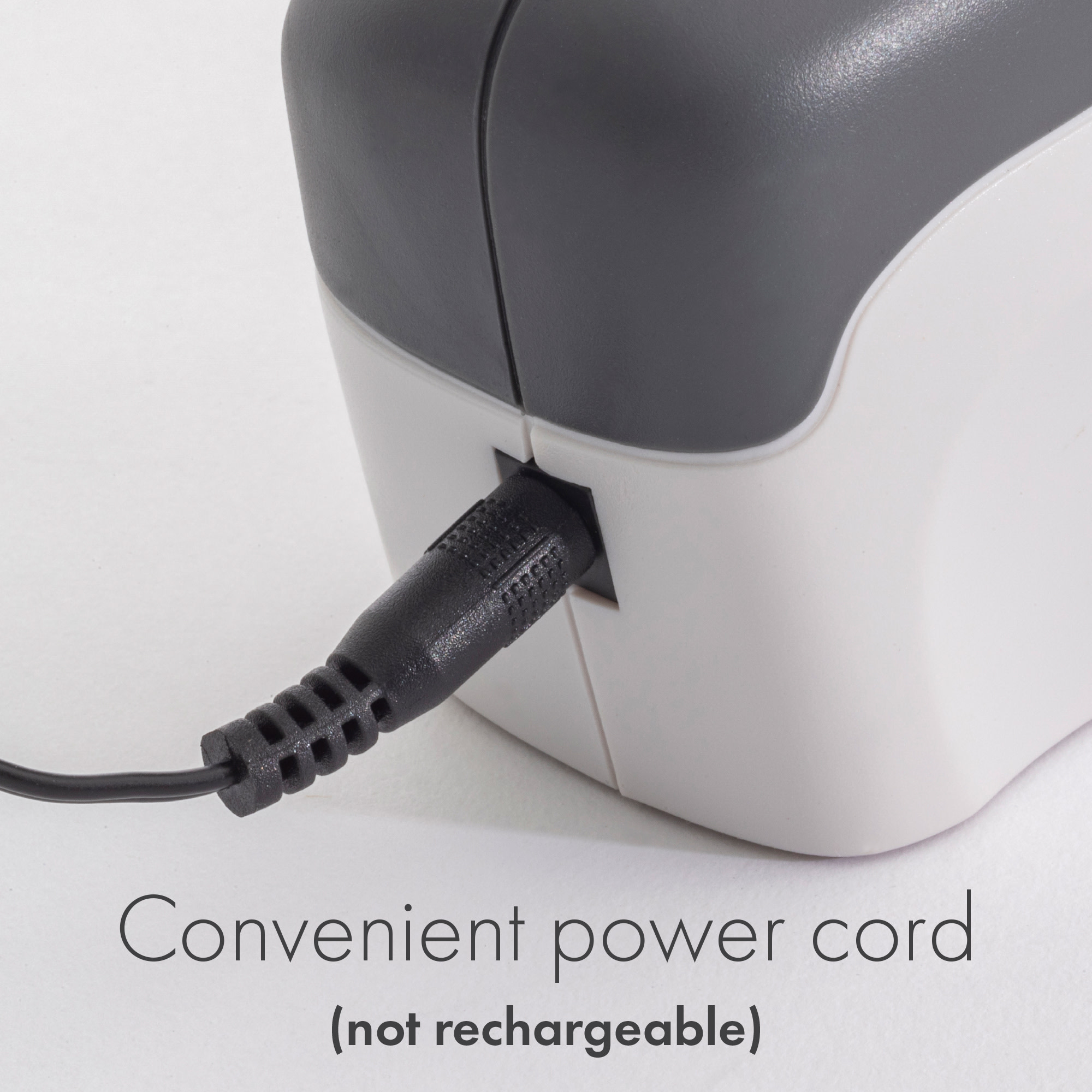 Kitchen IQ Essentials Compact Electric Knife Sharpener, White