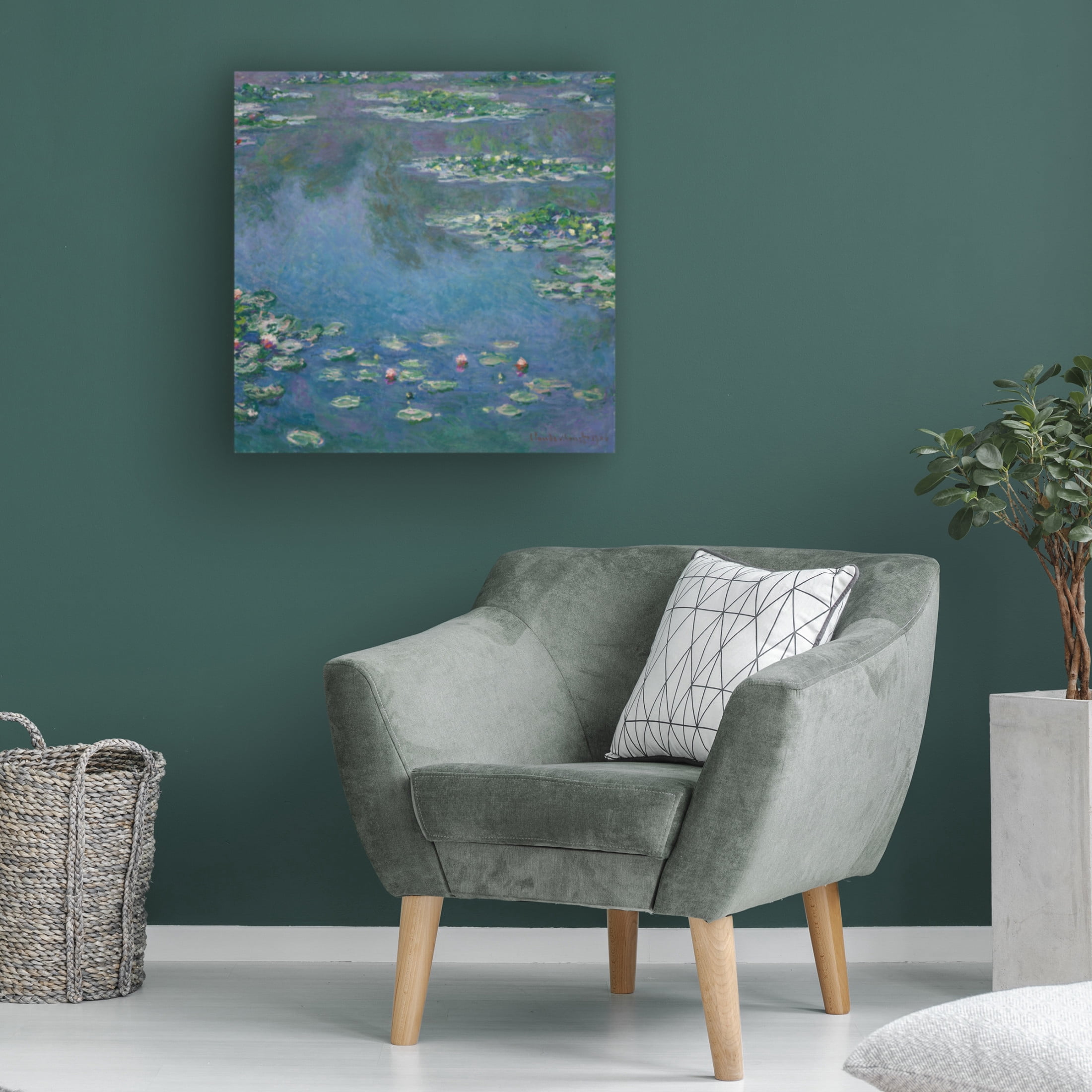 Trademark Fine Art Pictufy Water Lilies Canvas Wall Art