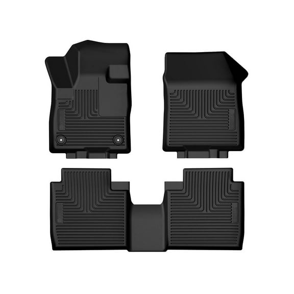 Husky Liners 95571 Weatherbeater Floor Mats Fit 2024-2025 Lincoln Nautilus Front/2nd Row Liners 3pc Black