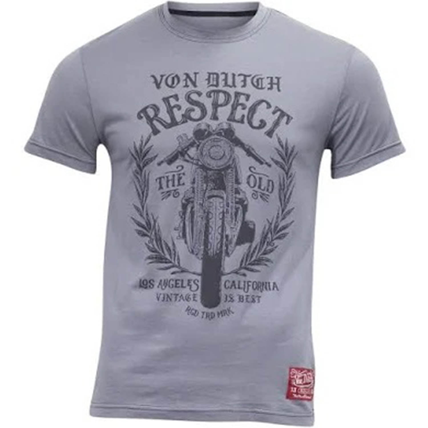 Short Sleeve Crew Neck T-Shirt, Grey 
