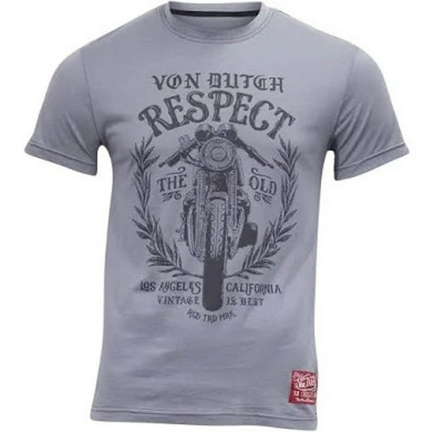 Von Dutch Von Dutch Men's Authentic Logo Design Short Sleeve TShirt