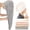Beige, Pink, Gray, Khaki, variant on 4 Packs Extra Large Microfiber Hair Towel Wrap for Women Super Absorbent & Quick Dry with Button for Curly Long & Short Hair Anti-Frizz