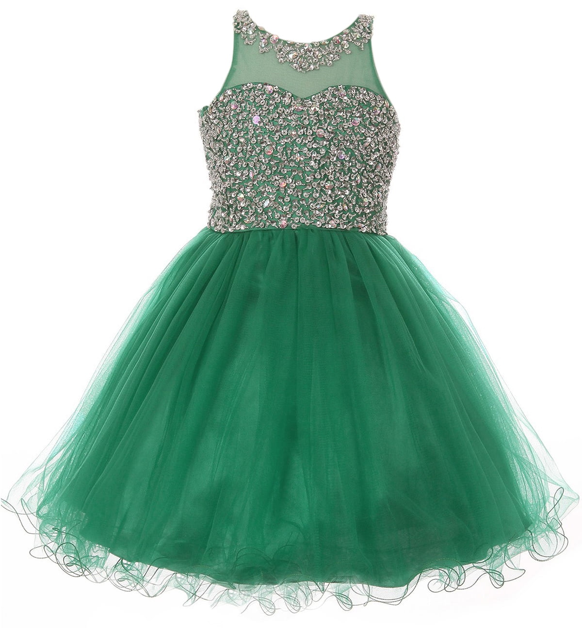 flower girl emerald green dresses