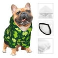 thumbnail image 3 of Bingfone Happy St. Patrick'S Day Dog Clothes Hoodie, Pet Winter Coat,Puppy Sweatshirts For Small Dogs Boy Girl,Suitable For All Breeds-Large, 3 of 8