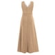 thumbnail image 5 of Vestidos de Fiesta Elegantes largo ajustado con abertura lateral vestido largo sexy con lazo traje en forma de H Cgtredaw Oro T XXL para Mujer, 5 of 9