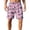 Z28-Light Pink, variant on XINPING Men's Swim Trunks 9" with Pockets Quick Dry Printed Bathing Suit Built-in Board Shorts Beach Swimwear Pool Shorts