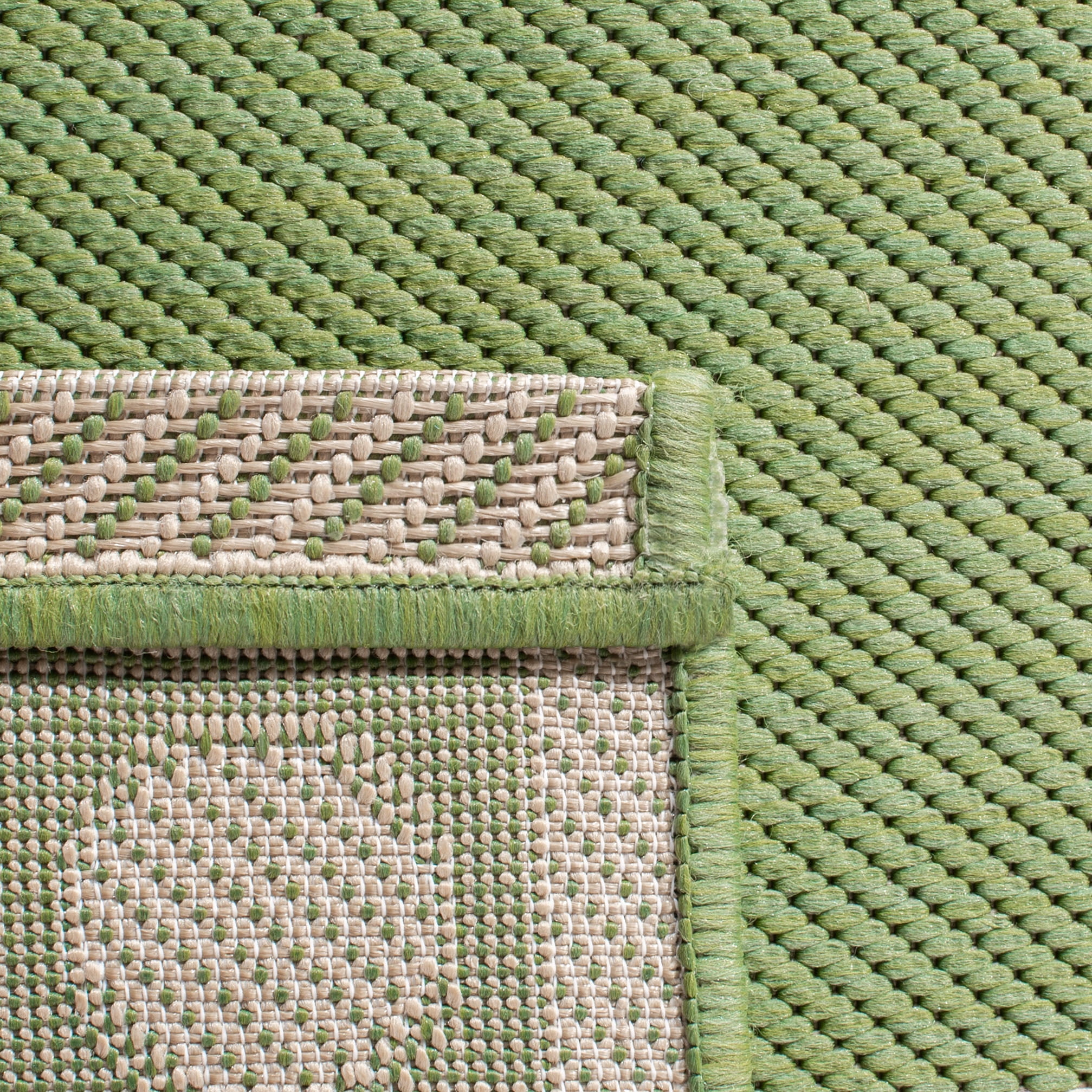 Safavieh Courtyard Cooper Botanical Indoor/Outdoor Area Rug, Olive/Natural, 6'7" x 6'7" Square