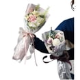 thumbnail image 3 of Zhuge Bolsas de embalaje para cajas de regalo, bolsas para varios ramos, bolsas de embalaje de flores impermeables OPP, bolsas de encaje para varias flores (gris), 3 of 4