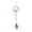 C, variant on Fareti Classic Angel Wing Crystal Suncatcher, Hanging Rainbow Maker Prism, Crystal Decoration for Window Garden Bedrrom Office, Ideal Gift for Mom, Friends, and Loved Ones