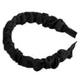 thumbnail image 7 of Unique Bargains 1 Pcs Solid Color Pleated Headband Women Hairband Hair Hoop for All Hair Black, 7 of 7