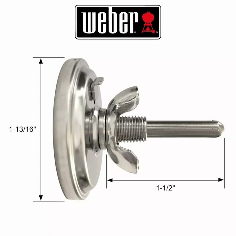 Weber 60540 Charcoal Spirit Q Grill Replacement Thermometer