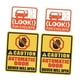 thumbnail image 1 of 4 pegatinas para puerta automática de coche, calcomanías para ventana, no tocar, para el conductor, se abrirán, calcomanías para vehículos SUV, viajes, 1 of 9