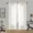 White, variant on Gorgeous Home Linen 2pc White Solid Sheer Voile Window Curtain Set, Rod Pocket Panels 54"W x 84"L (Each)