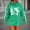 Z003-Mint Green, variant on Womens Hoodies 2025 Game Day Sequin Football Graphic Long Sleeve Sweatshirts Fall Winter Casual Trendy Loose Fit Pullover Tops